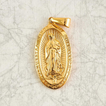 Dije Virgen Maria ORO LAMINADO